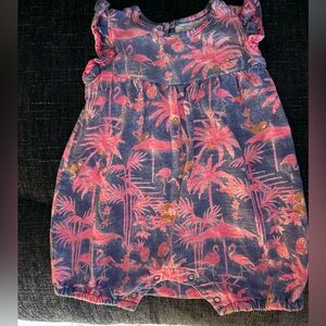 Vineyard Vines Flamingo Romper